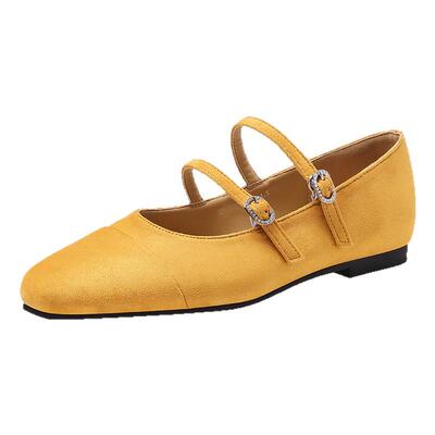 达芙妮单鞋女夏季2026新款软底平底鞋豆豆鞋森系女鞋配裙玛丽珍鞋