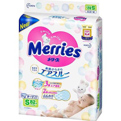 日本妙而舒MerriesS82片尿不湿