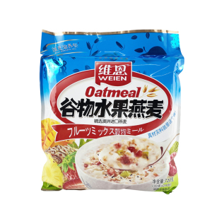维恩720g谷物水果燕麦片早餐冲饮免煮营养袋装即冲即食冲泡速溶