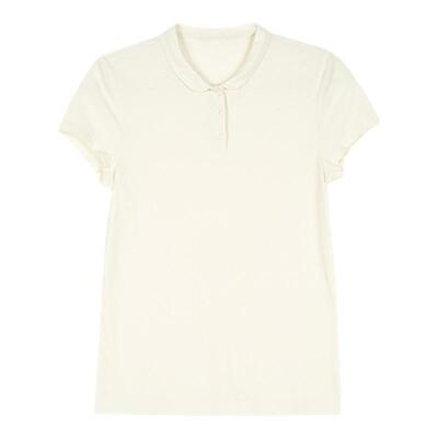 kleeklee环保棉罗纹POLO领T恤