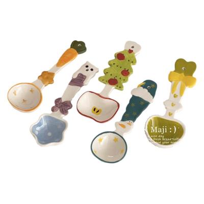 精致可爱釉下彩陶瓷勺