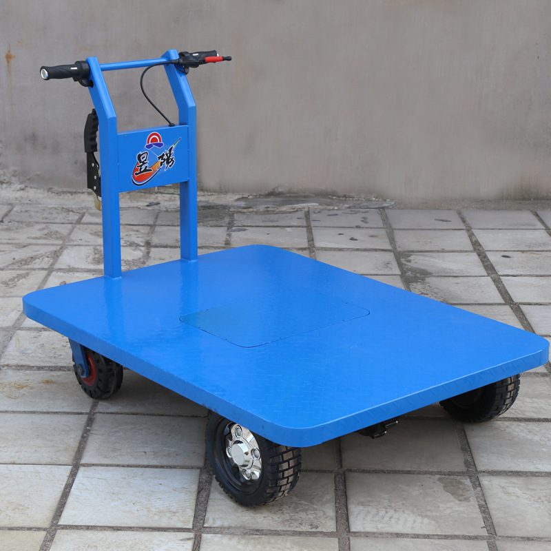 电动平板搬运车工具小推车充电式快捷方便电动手推车