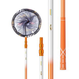 佳钓尼抄网竿碳素超轻超硬大物裸竿全套抄鱼网黑坑巨物特硬伸缩杆