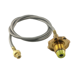 台湾韩国液化气煤气罐铜手轮瓦斯气炉头转换器连接头充气阀转接管