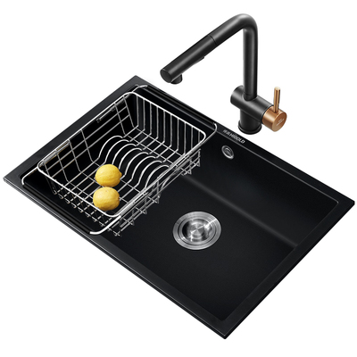 悍高石英石窄边水槽沥水篮