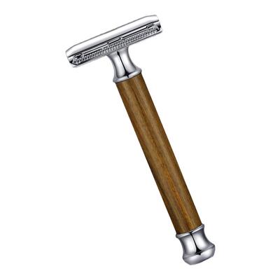 百利匠心古典刀檀木手柄剃须刀