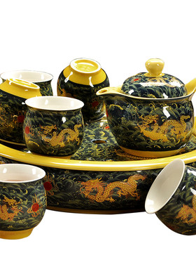 特价景德镇青花瓷器大茶壶双层