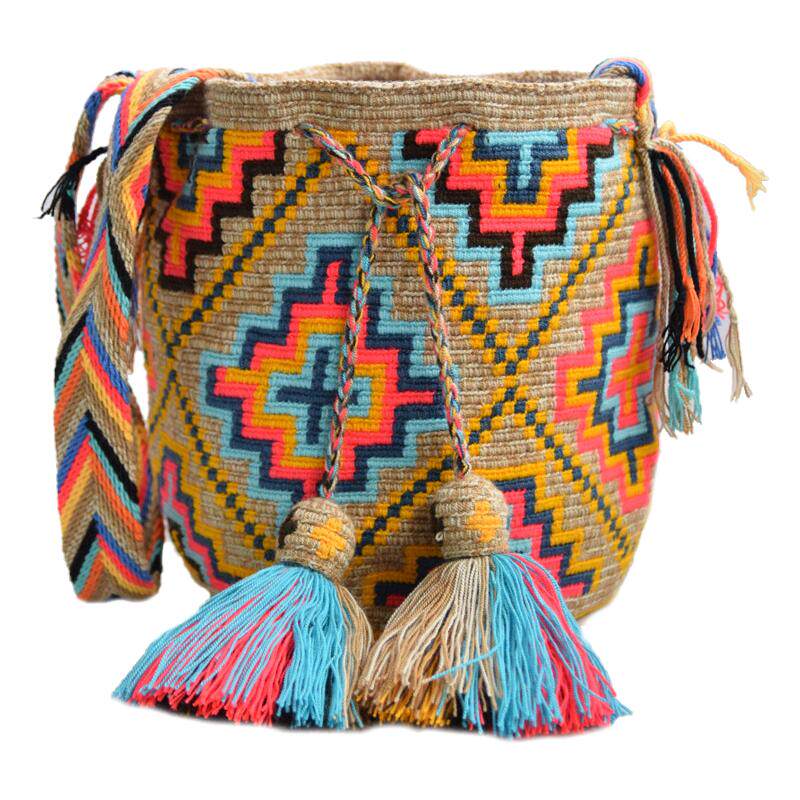 编织包瓦尤挎包编织民族风wayuu