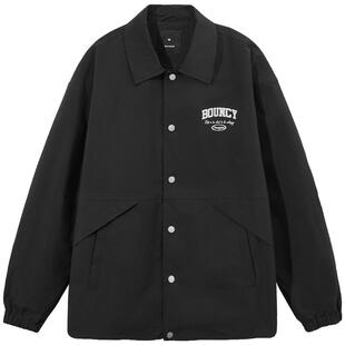 夹克男士热风2025年春季新款教练员宽松复古基础简约潮流舒适时尚