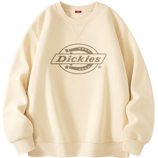 Dickies2026春季新款卫衣男圆领美式高街潮牌宽松休闲无帽外套潮A