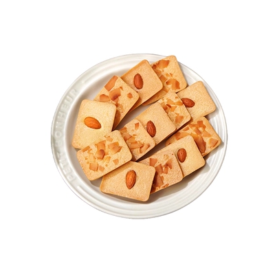 网红坚果芙饼干巴旦木椰片芙脆曲奇单独小包装干酪蛋糕休闲小零食