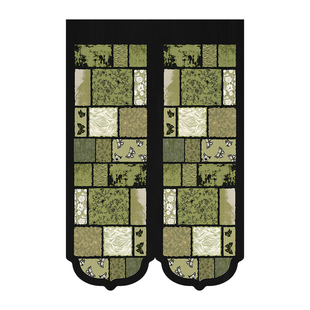 中古风卧室客厅门帘仿亚麻免打孔卫生间遮挡布帘厨房隔断遮光门帘