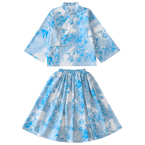 儿童啦啦队合唱服小学生运动会表演服装诗歌朗诵幼儿园班服演出服