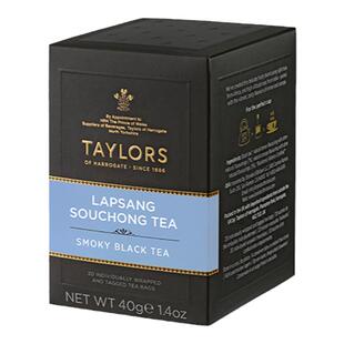 taylors泰勒正山小种红茶英国原装进口茶包烟熏松木香袋泡茶英式