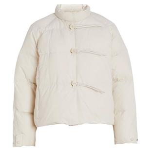 qs秸熙冬新款小个子立领保暖羽绒服气质纯色百搭箱型短款显瘦外套