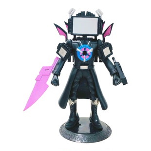 新款泰坦电视人3.0马桶人和监控音响电钻人游戏模型手办男孩玩具