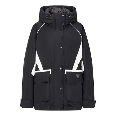 可脱卸内胆90%白鹅绒大码羽绒服