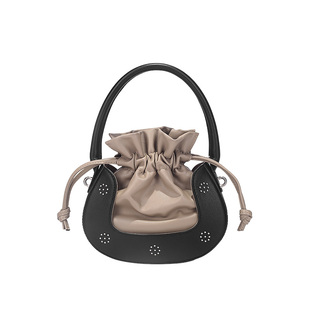 BAMPO/半坡原创设计头层真皮专柜新款复古高端小众单肩手提女包