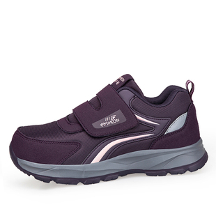 春季舒适中老年大脚骨宽头脚肿鞋老人宽松鞋老年人拇指外翻专用鞋