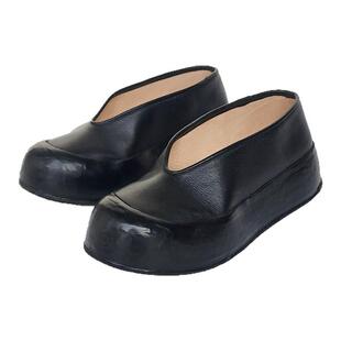 中国风老北京手工固特异潮流真皮套脚松糕厚底增高男马皮一脚蹬鞋