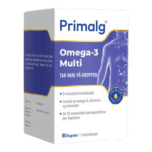 挪威Primalg多维深海鱼油Omega3铁锌镁B族平衡情绪鱼油