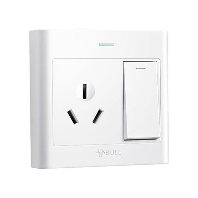 公牛16a一开三孔热水器空调插座