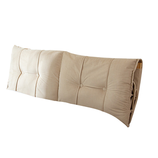 床头靠垫软包实木床头全包防撞大靠背罩套可拆洗卧室床头改造神器