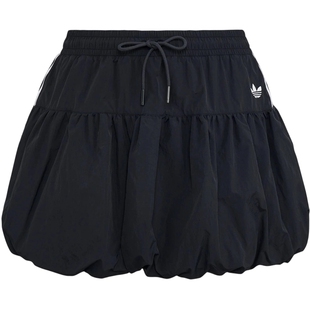 adidas阿迪达斯三叶草女子休闲运动短裙花苞裙KU4773