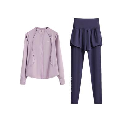 长袖瑜伽服速干小众健身服女士