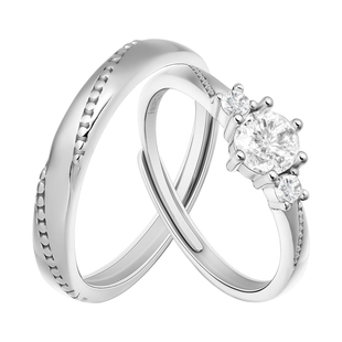 迪士尼一见钟情对戒情侣款戒指轻奢高级感时尚送女友生日礼物小众