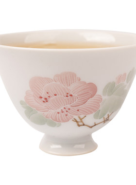 阿特泥锦绣芳华牡丹主人杯茶杯