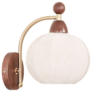 法式复古壁灯2025年新款玻璃卧室床头灯客厅氛围灯轻奢楼梯墙灯