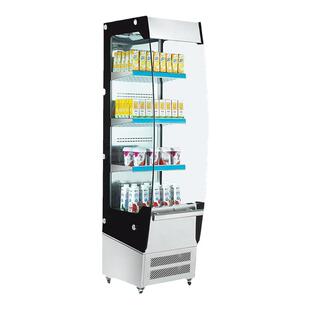 劳特立式冷藏展示柜商用风冷保鲜柜饮料蔬菜水果风幕柜食品陈列柜