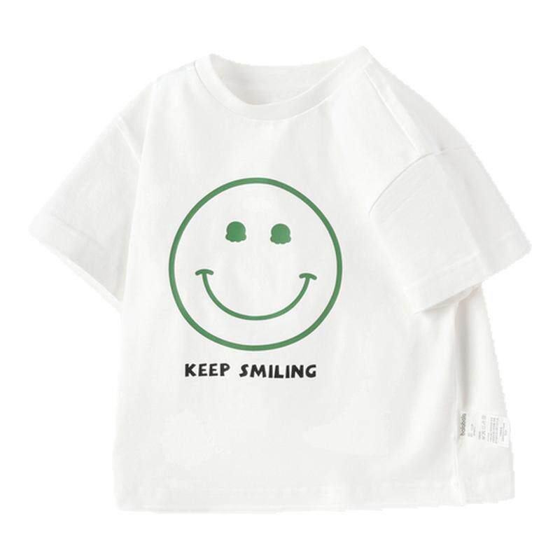 巴拉巴拉童装儿童T恤短袖上衣夏装男童女童纯棉印花休闲百搭上衣