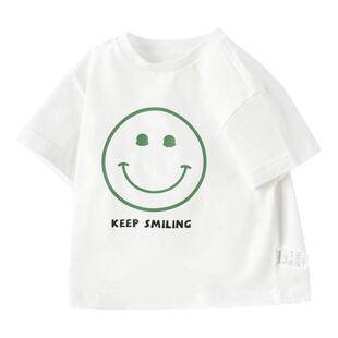 巴拉巴拉童装T恤儿童短袖上衣夏装男童女童纯棉印花休闲百搭上衣