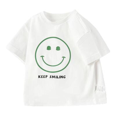 巴拉巴拉童装T恤儿童短袖上衣夏装男童女童宝宝印花休闲百搭上衣