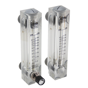 LZM面板式流量计 有机玻璃转子浮子流量计 气体液体流量调节计