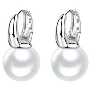 吉尔德五星维纳斯澳白海水珍珠耳环耳钉明星同款18K金极强光正圆