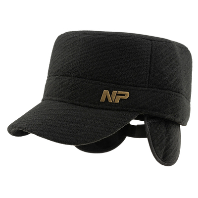 护耳可收高端帽子男款保暖鸭舌帽