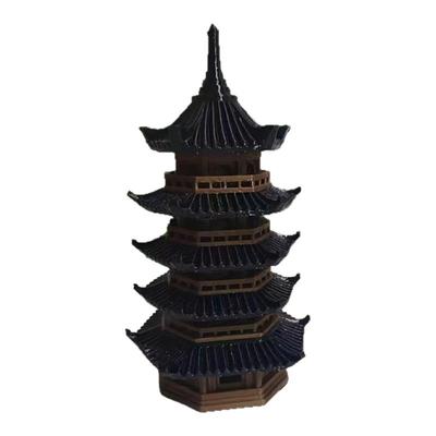 景德镇pla五层古塔中式装饰摆件