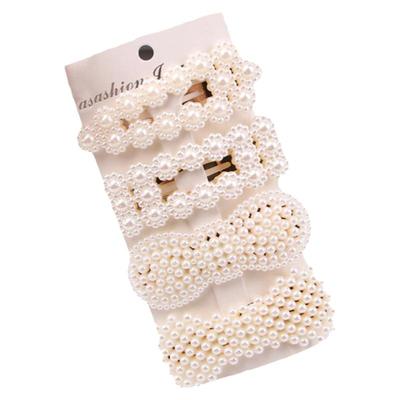 韩国ins少女风头饰珍珠发夹