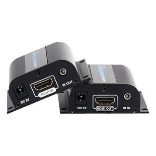 朗强HDMI延长器转rj45网线接口网络传输转换4K中继放大器30HZ高清视频信号70米延伸1080P/60HZ发射端环路输出