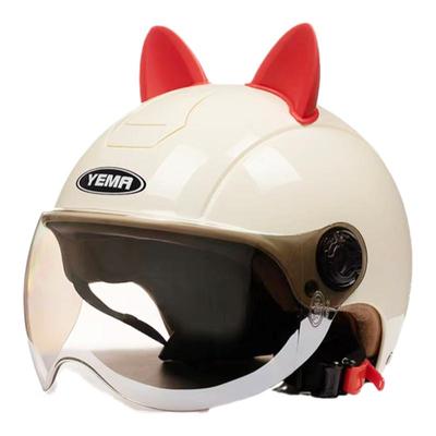 野马3c认证夏季半盔电动摩托车盔