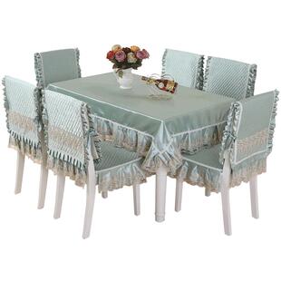 清仓99元/6椅 通用餐桌椅套椅垫布艺椅子套罩家用 四季夹棉椅垫