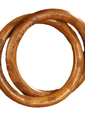 武当山太极天然雷击枣木乾坤圈