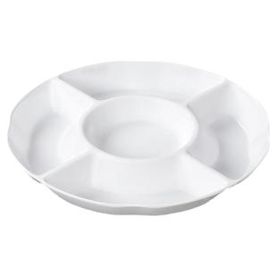 密胺盘子商用餐饮盘五格分格餐盘卤水卤味冷菜凉菜鱼生专用盘拼盘