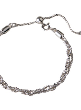 素图女925银小众气质高级感手链