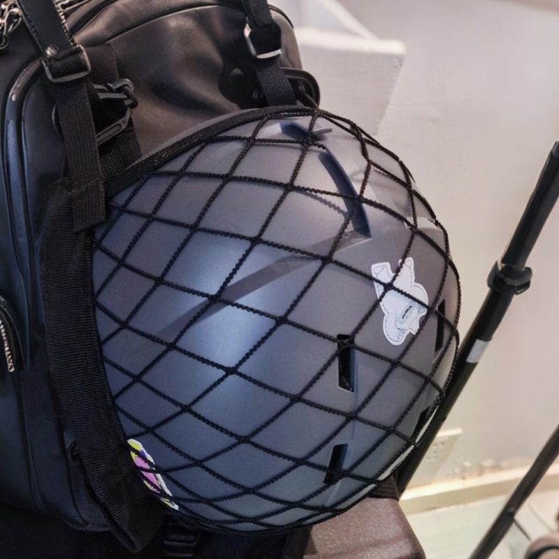 滑雪头盔收纳网兜滑雪便携式头盔包背包头盔外挂滑雪头盔收纳袋