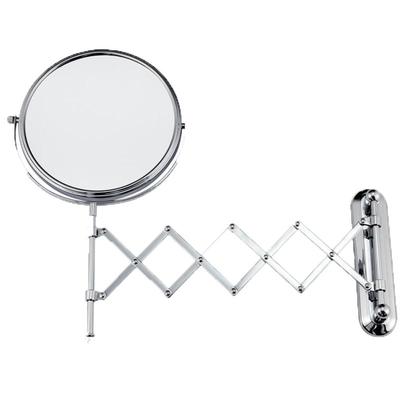 洁诺壁挂伸缩酒店免打孔美容镜