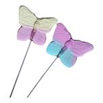 水晶棒棒糖儿童节礼物糖果礼品宝宝无糖棒糖0蔗糖耐吃零食蝴蝶型